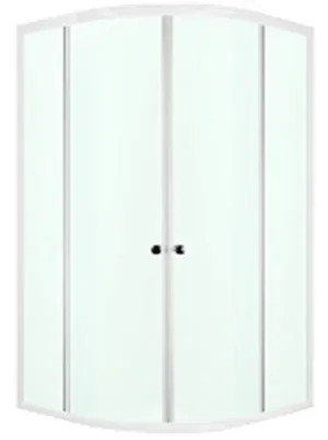 Уголок душевой Domani-Spa  800х800х1950 Fit 88 high G 38944, прозрачное стекло, сливной комплект